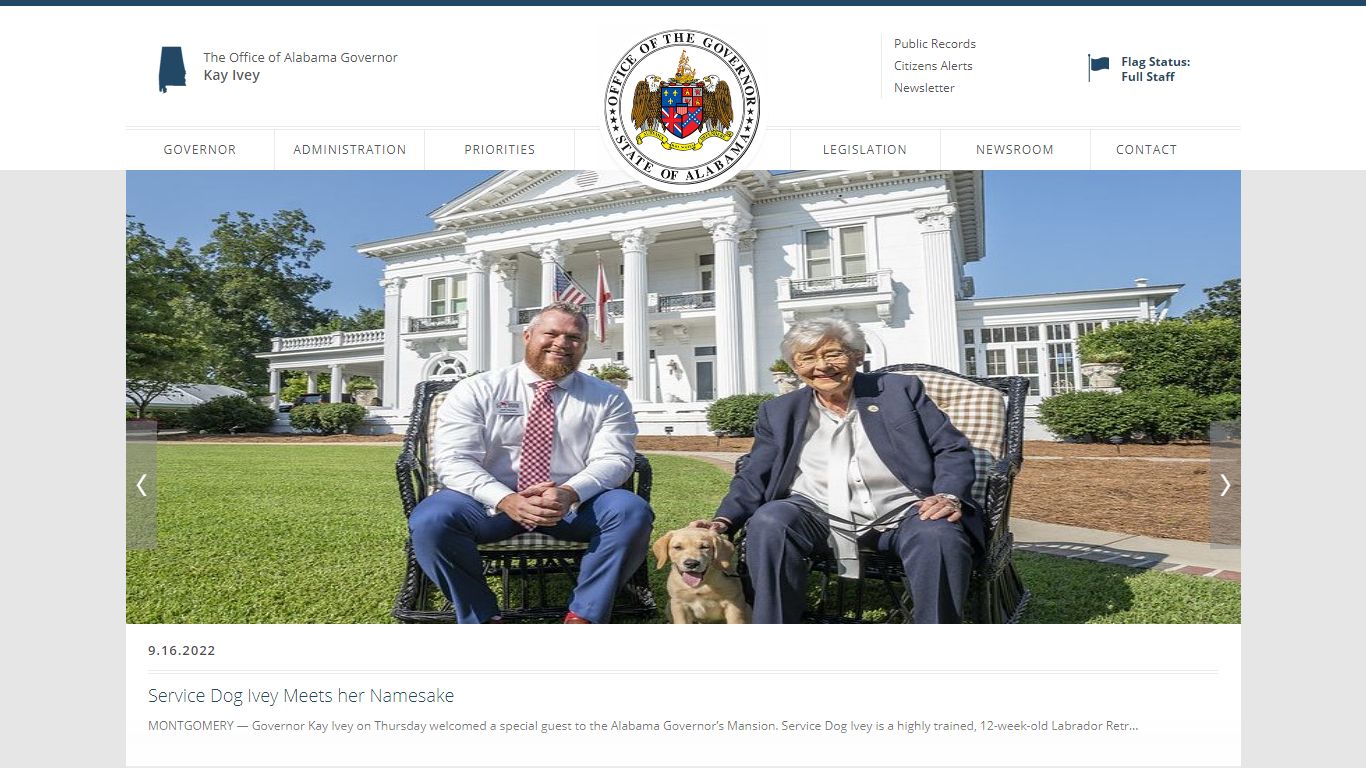 Public Records Requests - Office of the Governor of Alabama